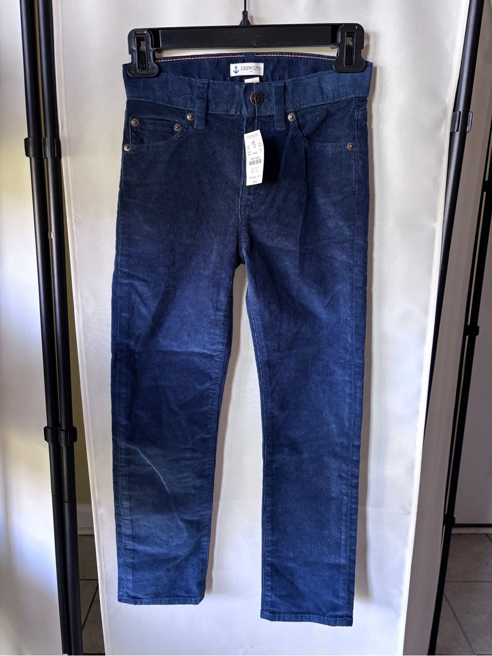 J. Crew Crewcuts NWT Boys Navy Blue Corduroy Pants